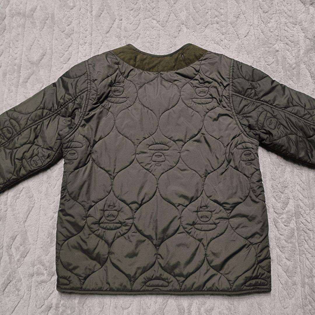 AAPE アベイシングエイプ 3WAY ミリタリージャケット カーキ S