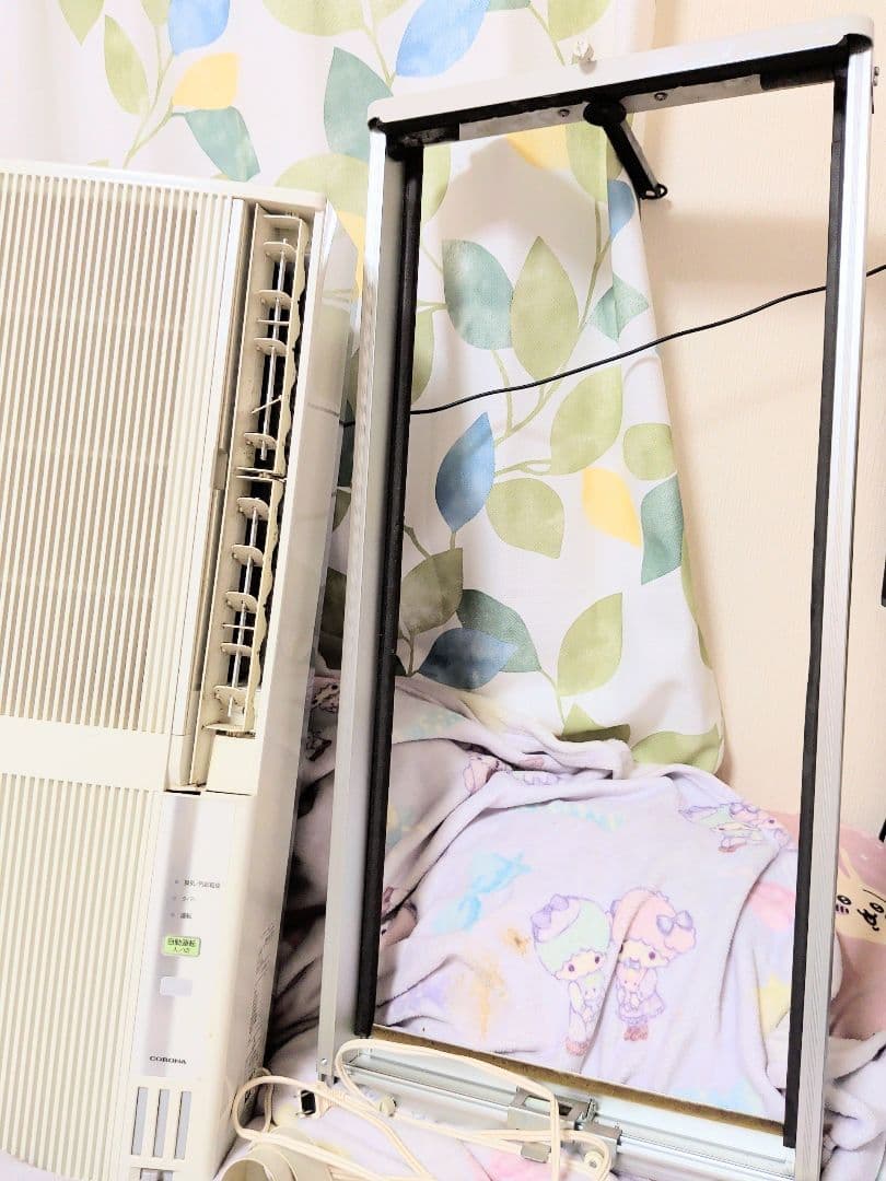 工事不要(^o^)値下げ交渉歓迎CORONA 窓用エアコン 送料込み(^o^)