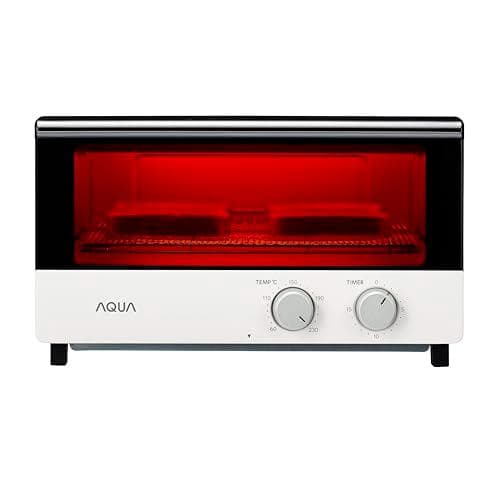 アクア (AQUA) トースター 2枚焼き (1200W / 石英管ヒ_corg