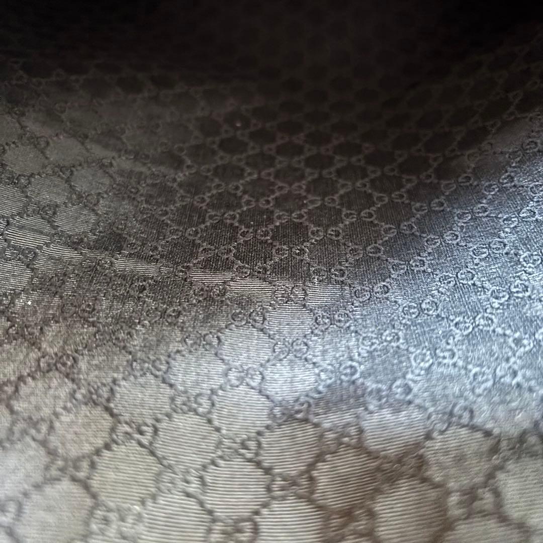 GUCCI グッチ レザー ビジネスバッグ ハンドバッグ ブラック 黒 本革