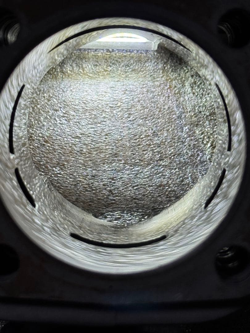 中古 アルミメッキボアアップキット アクシス90 JOG90 54mm 96cc