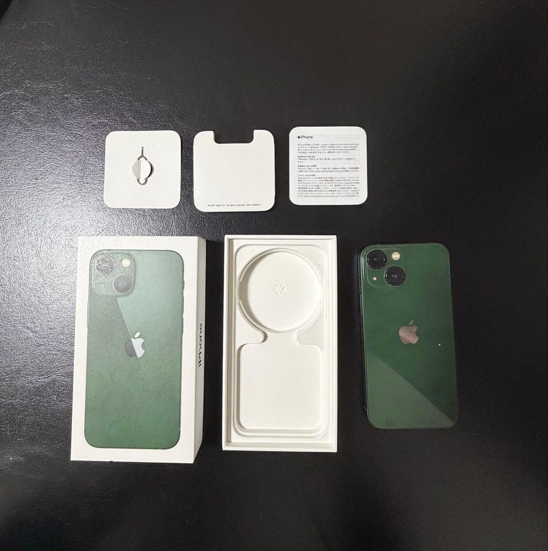 Apple iPhone 13mini グリーン 本体