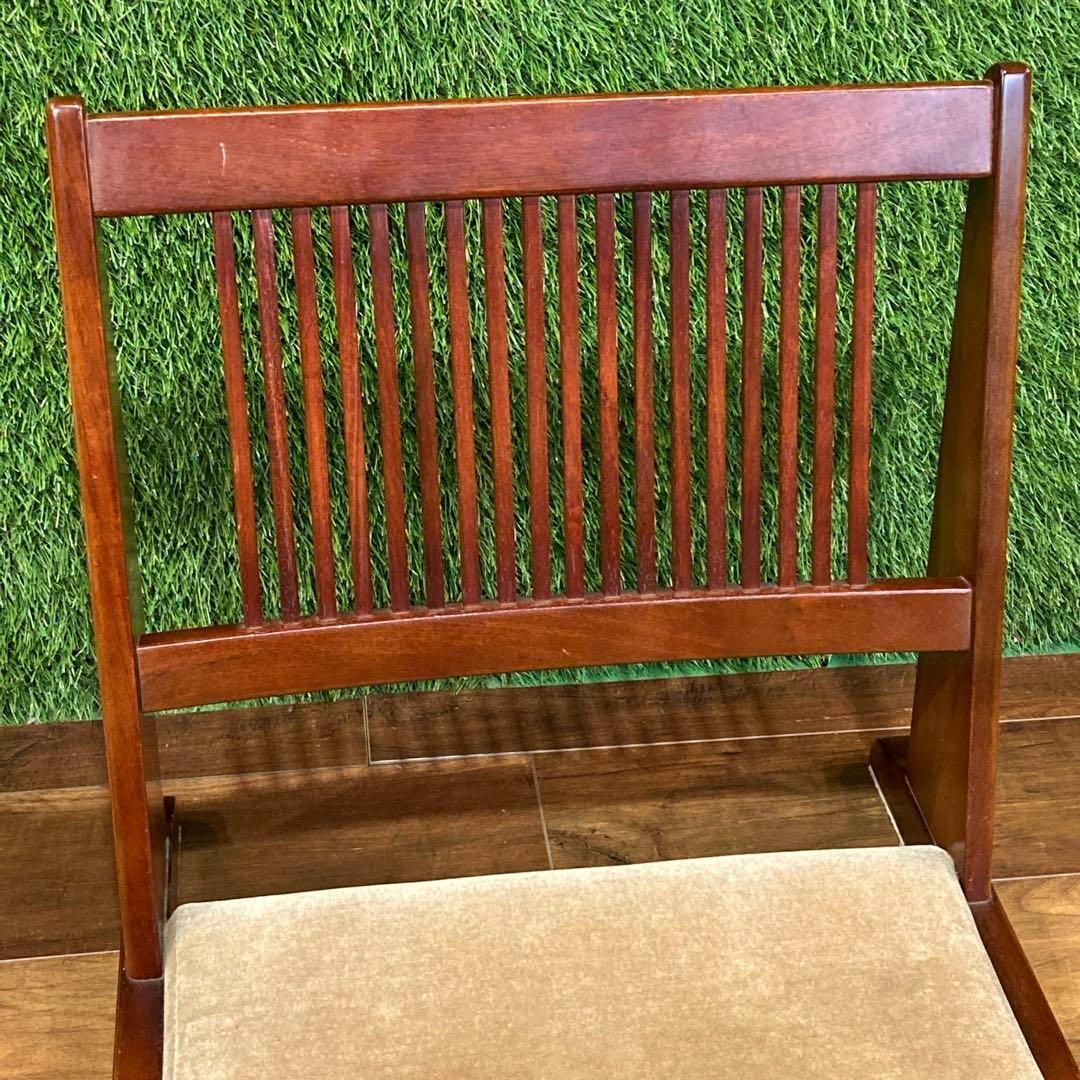 美品 カリモク 座椅子 木製 karimoku 家具 和室 高級 イス