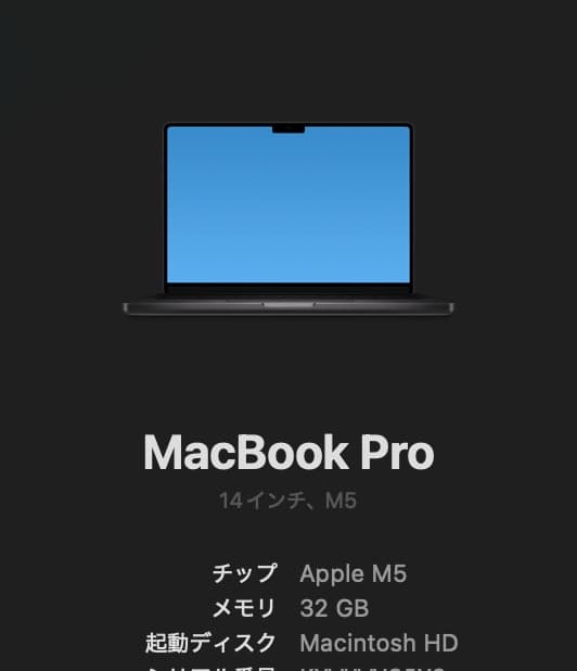 M5【極美品】MacBook Pro 14 32GB 1TB Nano-tex