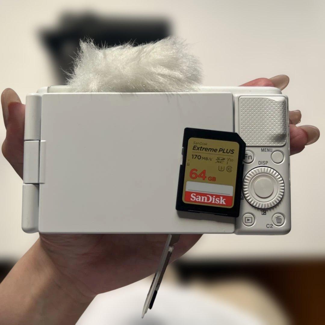 SONY ZV-1 マウント　コンパクトデジタルカメラ ホワイト