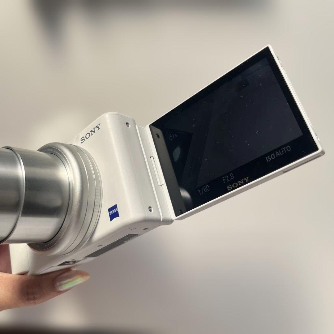 SONY ZV-1 マウント　コンパクトデジタルカメラ ホワイト