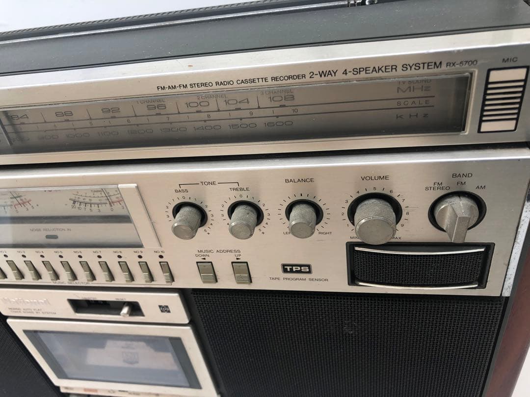 NationalナショナルRX-5700ラジカセ動作品(D95)