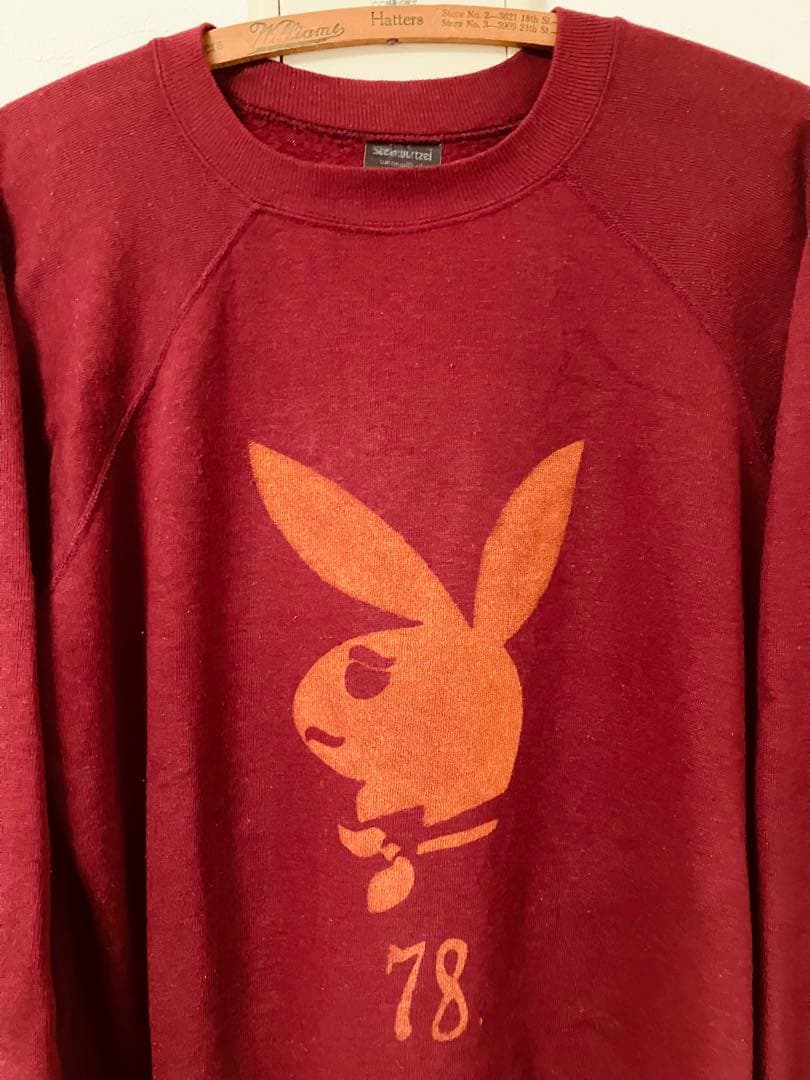 70's Stemwurtzel × PLAY BOY スウェット USA製