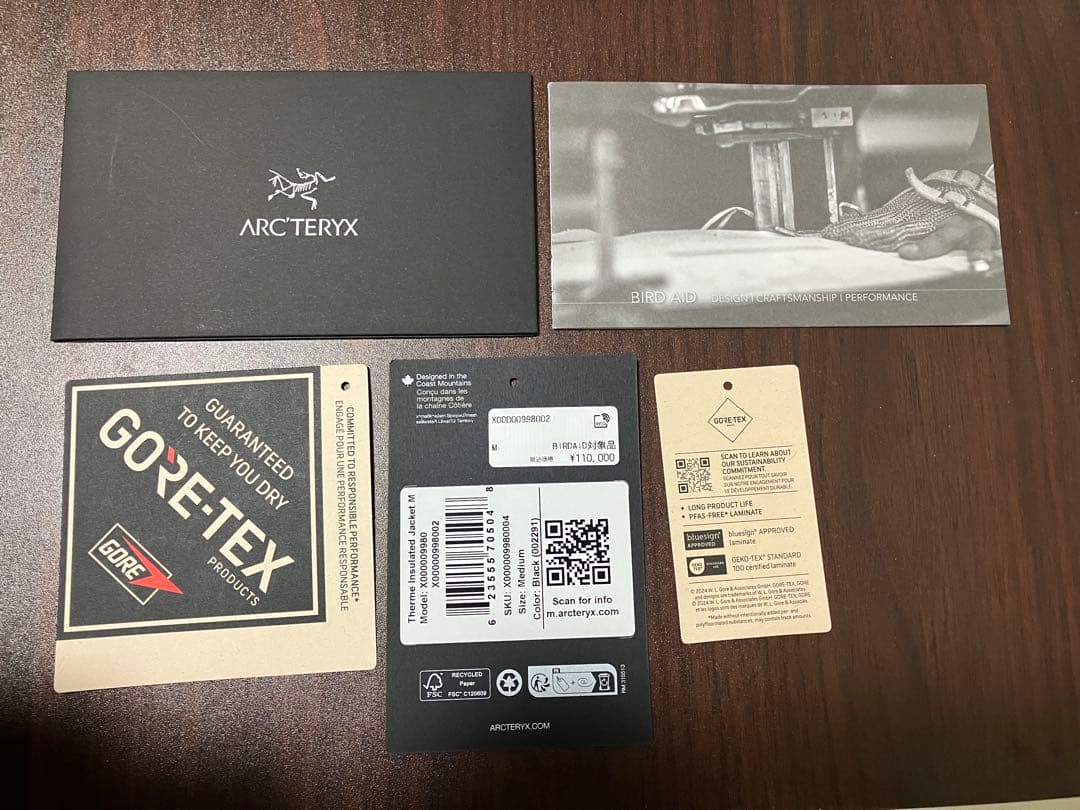 極美品 ARC’TERYX アークテリクス サーミーインサレーテッドジャケット