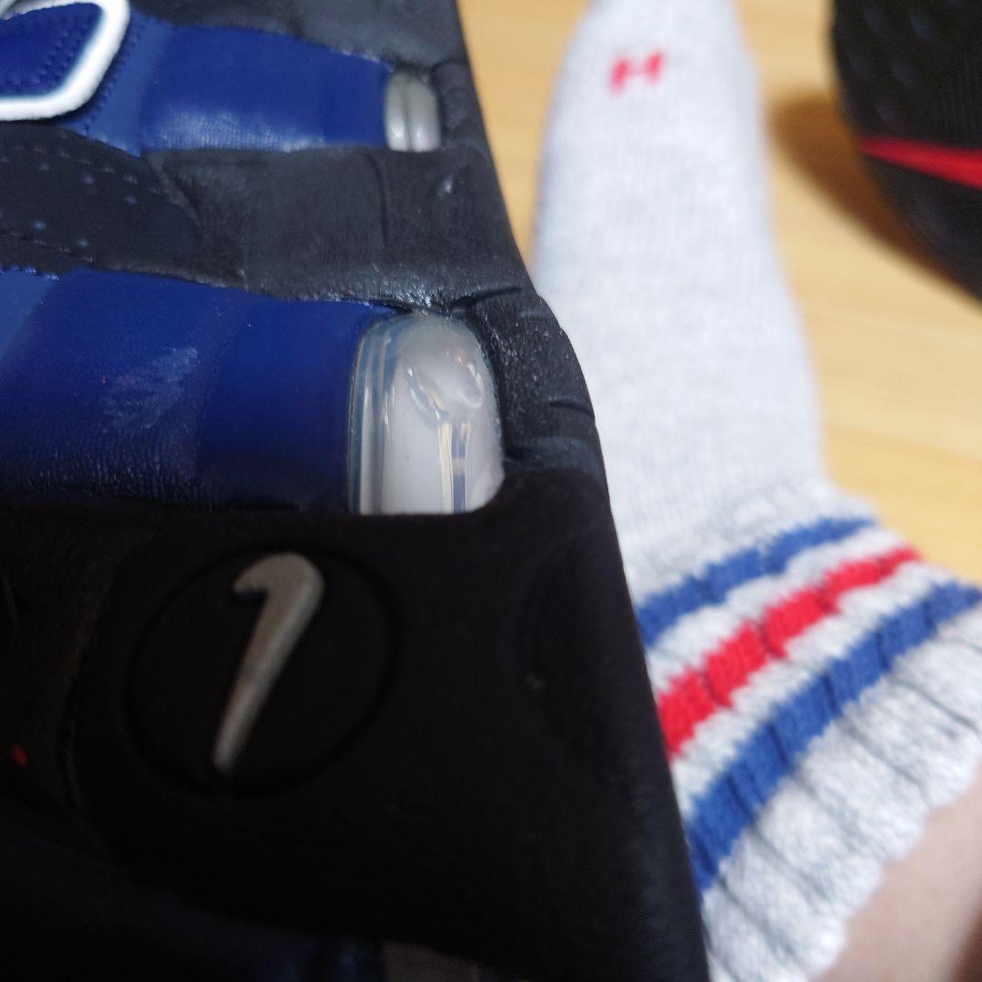 Nike モアアップテンポ　US 9.5 黒/赤/青　ナイキ公式購入　未使用