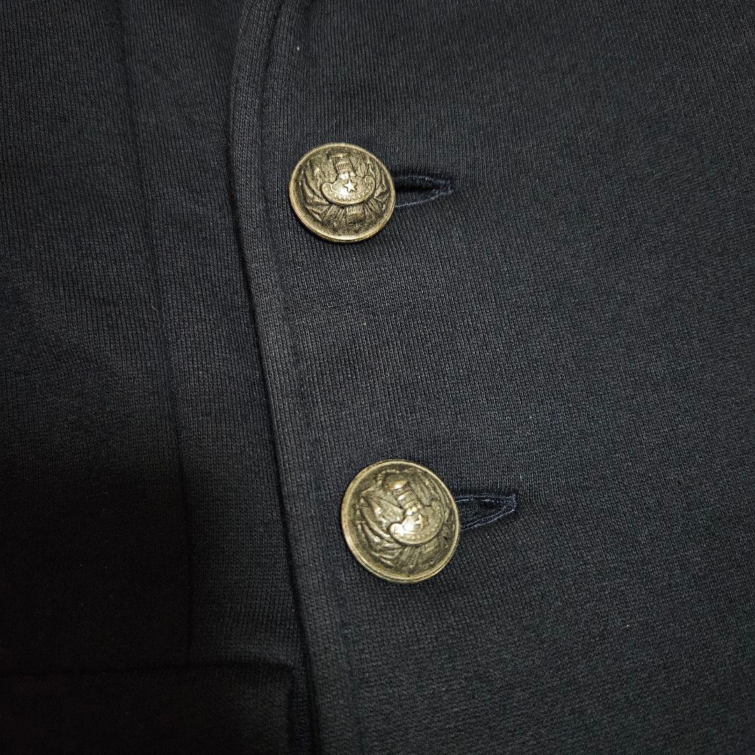 Balmain ネイビー ダブルブレスト テーラードジャケット 44