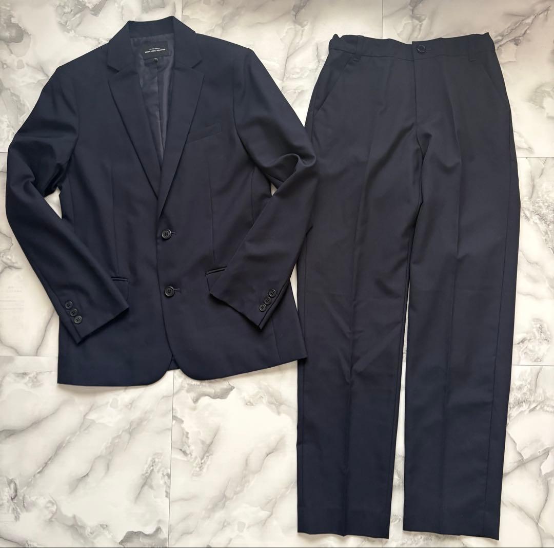 【極美品】ユナイテッドアローズ グリーンレーベル 160 スーツ上下 濃紺