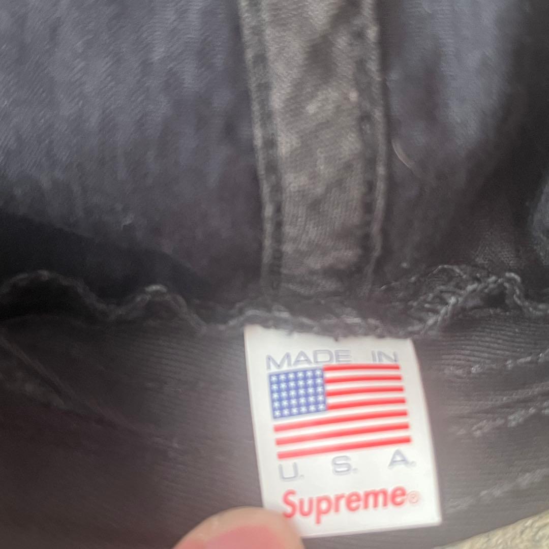 supreme コーデュロイキャップ 黒　在原みゆ紀