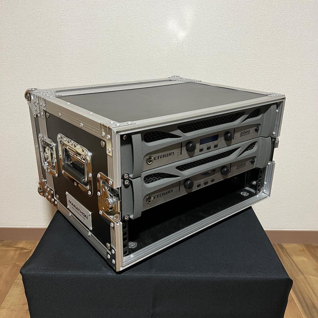 CROWN XTi2002 XTi1002 パワーアンプ 昇圧機 ケースセット
