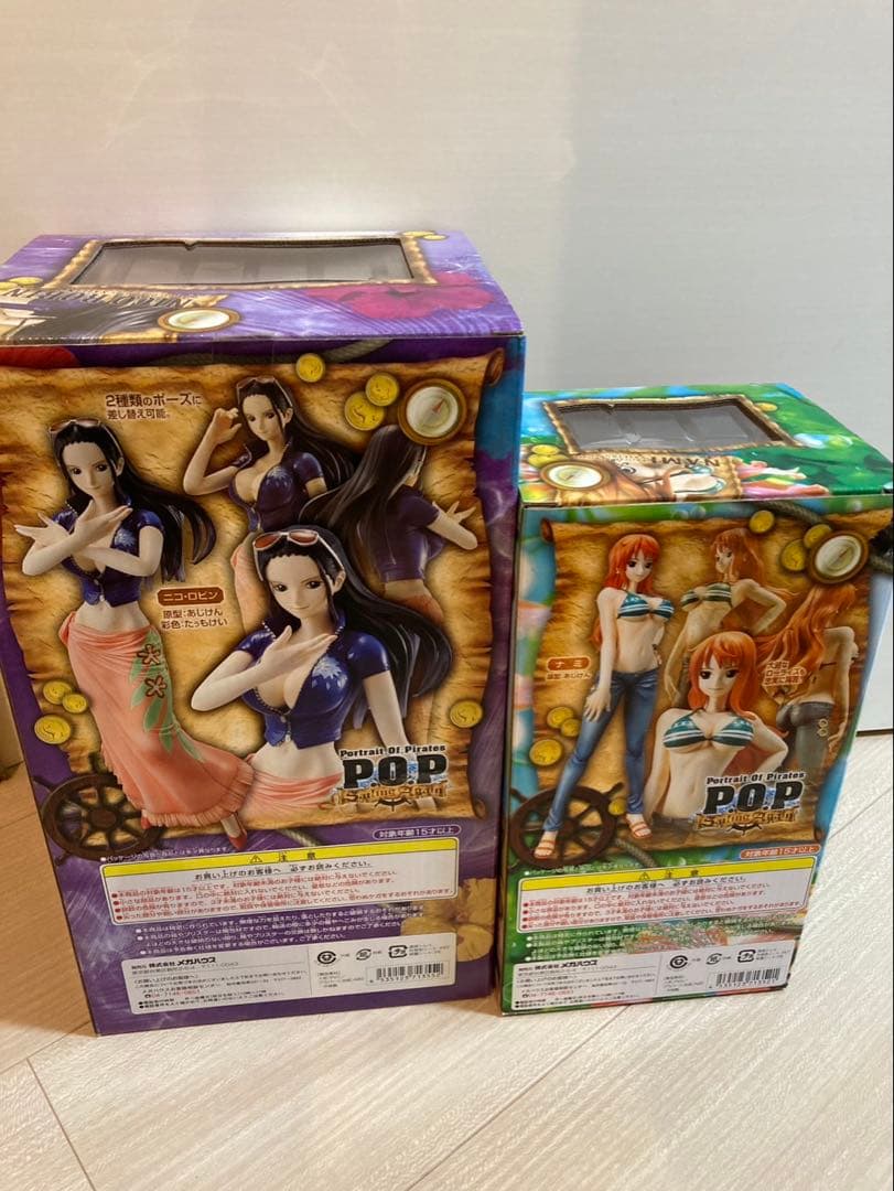 ワンピース　P.O.P ニコロビン、ナミ　フィギュア　２体セット