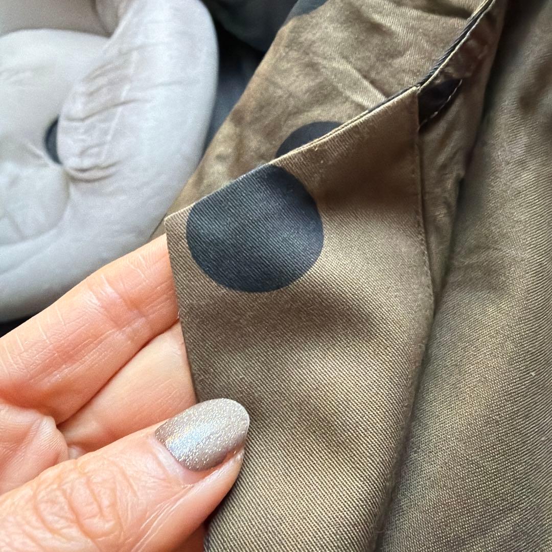 VERMEIL par ienaドットプリントウエストシェイプワンピース