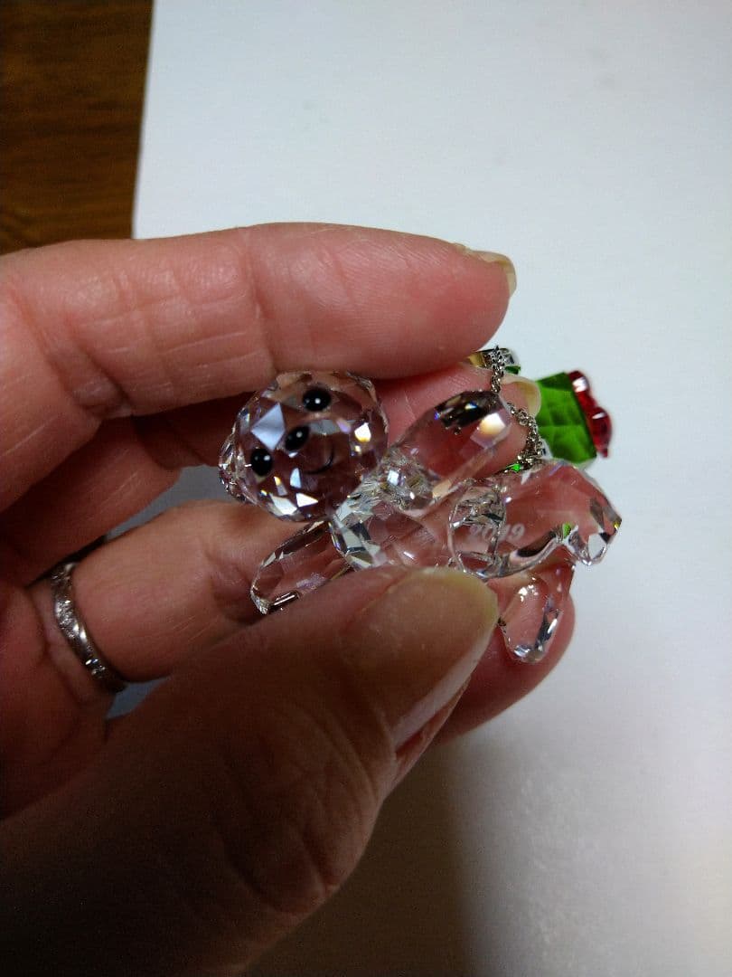 SWAROVSKI クリスタルベア 置物クリスマス　2019年