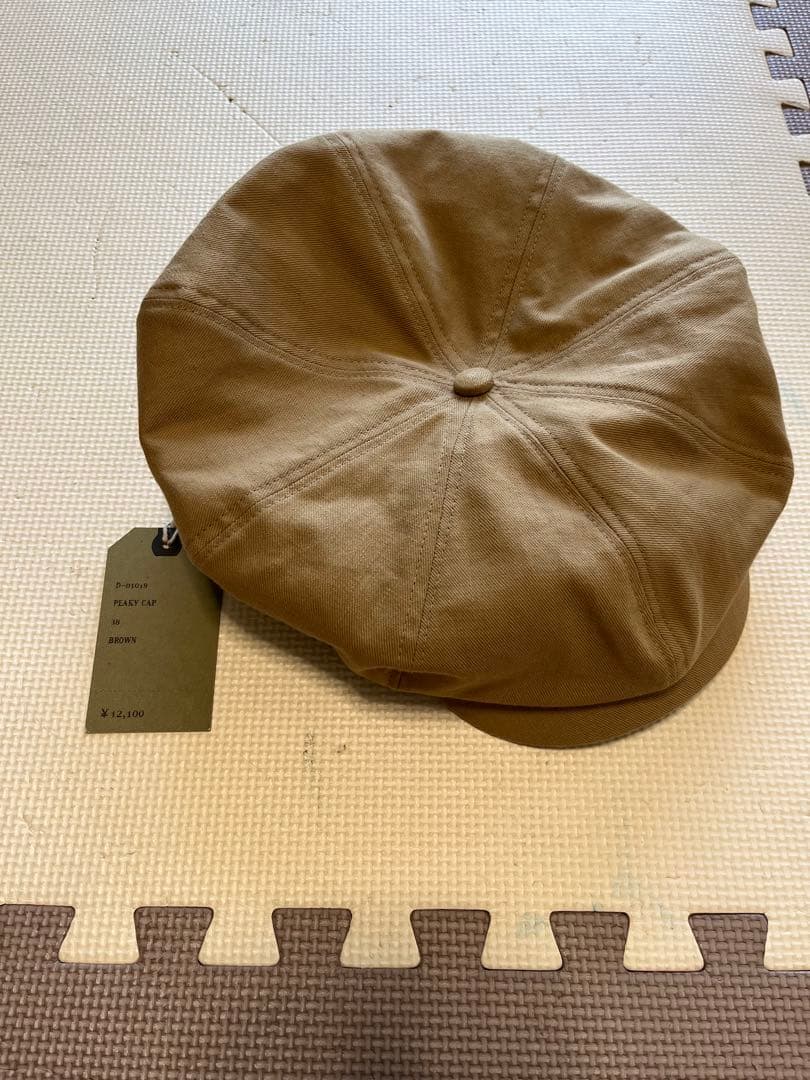 H.W DOG & CO. ベージュ キャスケット　サイズ38