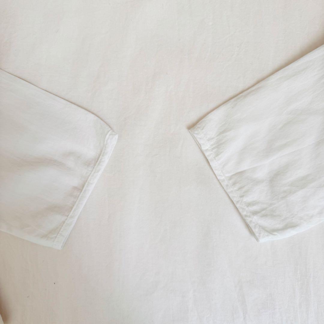 【美品】yoli simple wide blouse ブラウス ホワイト