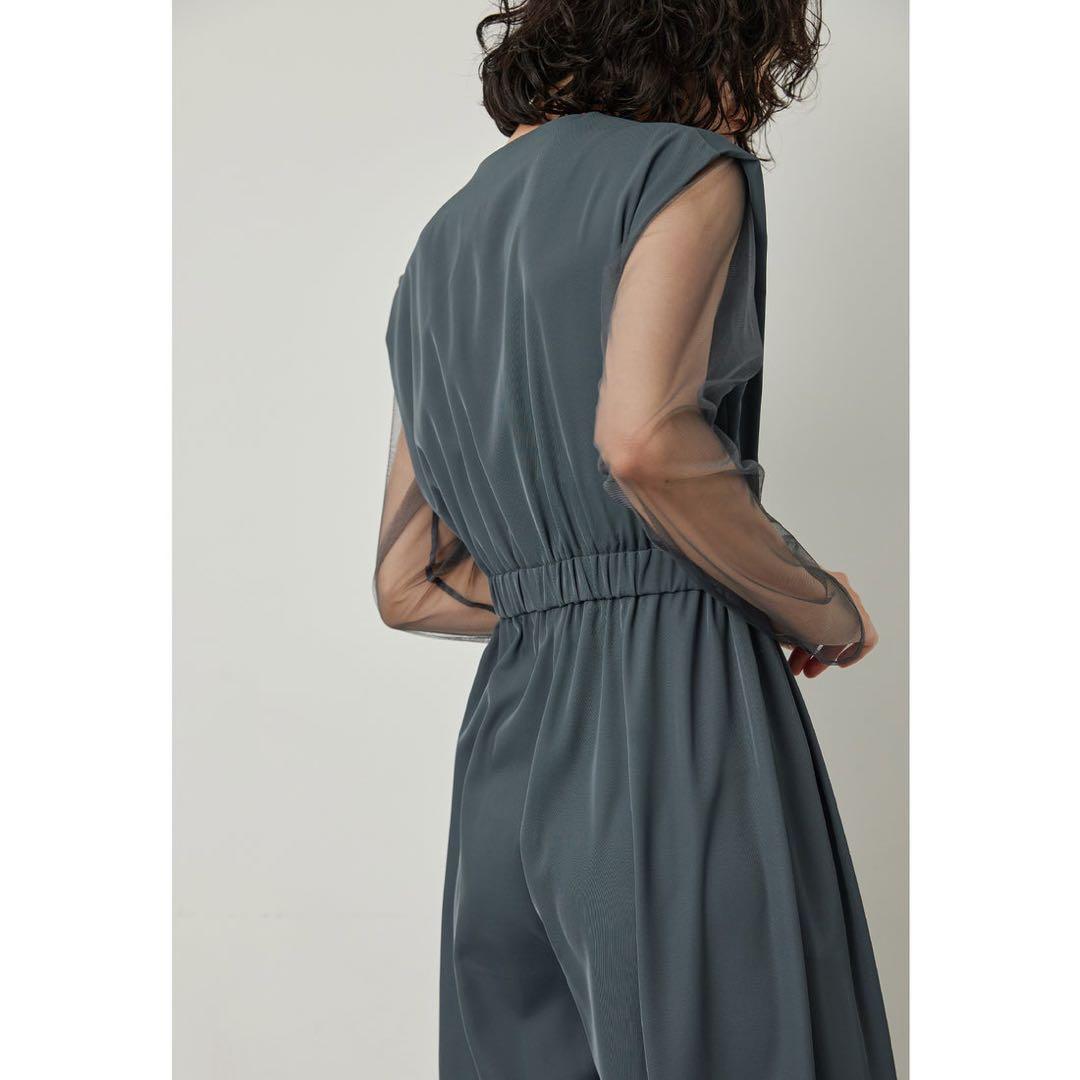 ＊美品＊niana スタンドアウトカラーオールインパンツ 2点セットパンツドレス