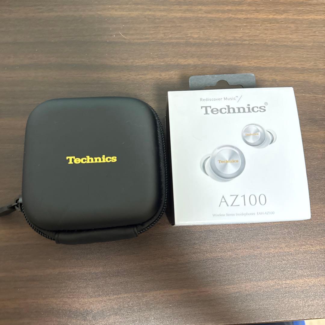 Technics AZ100 ワイヤレスイヤホン　ガジェットポーチ付