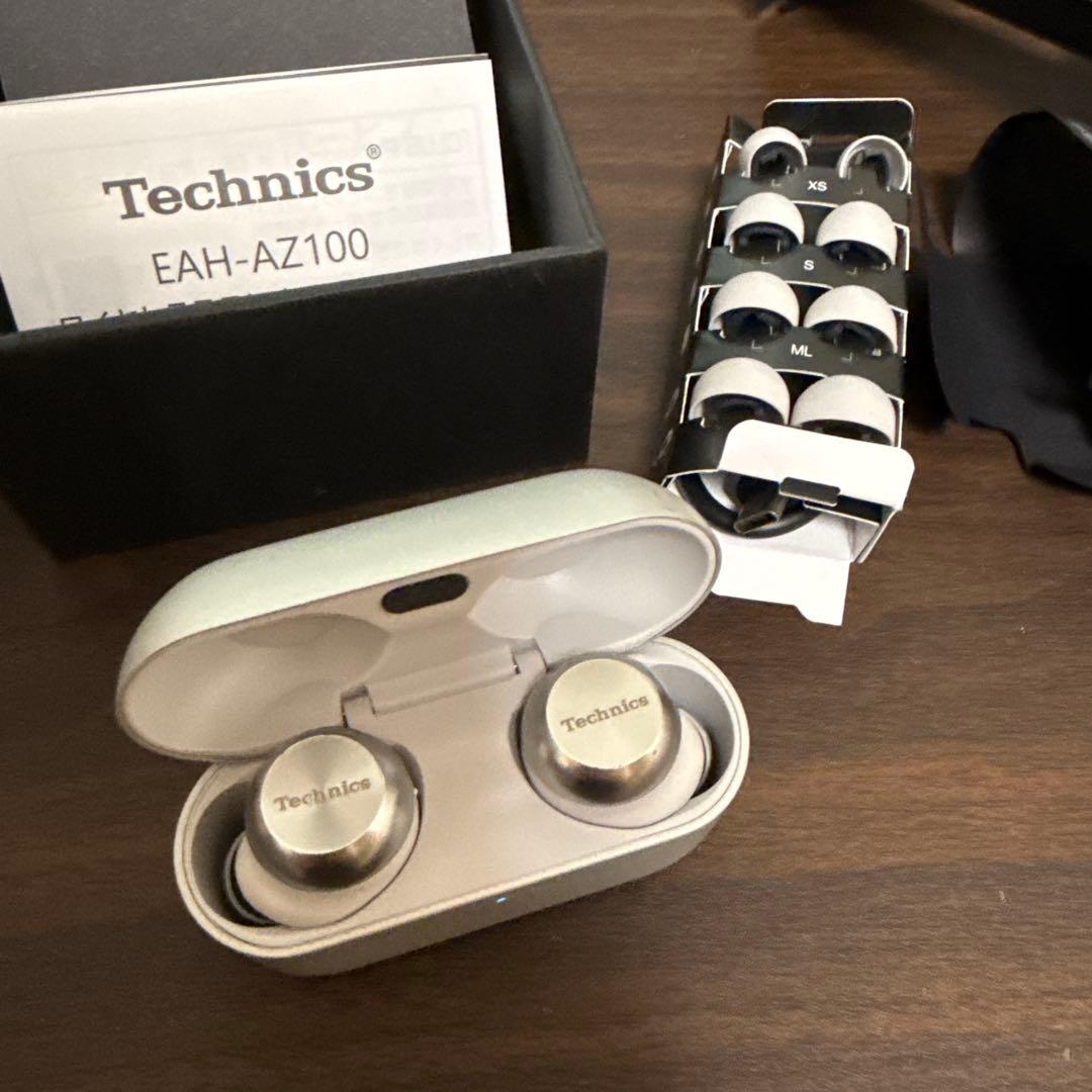 Technics AZ100 ワイヤレスイヤホン　ガジェットポーチ付