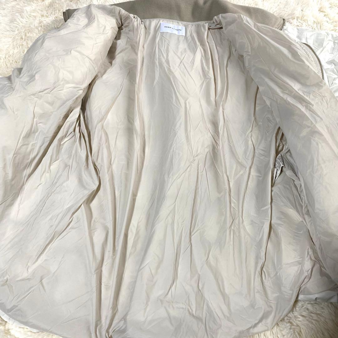 アダムエロペ ドロストキルティングブルゾン キナリ