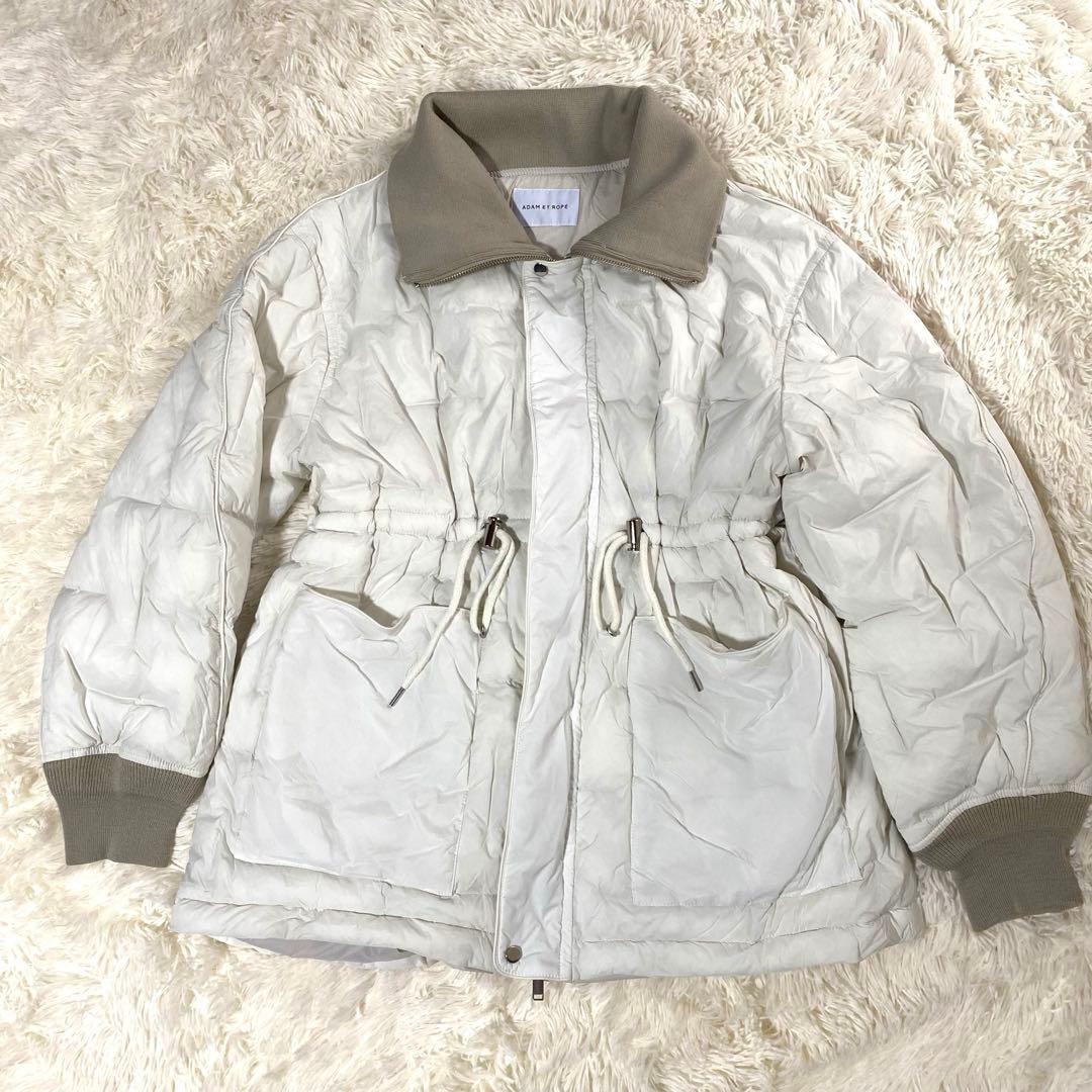 アダムエロペ ドロストキルティングブルゾン キナリ