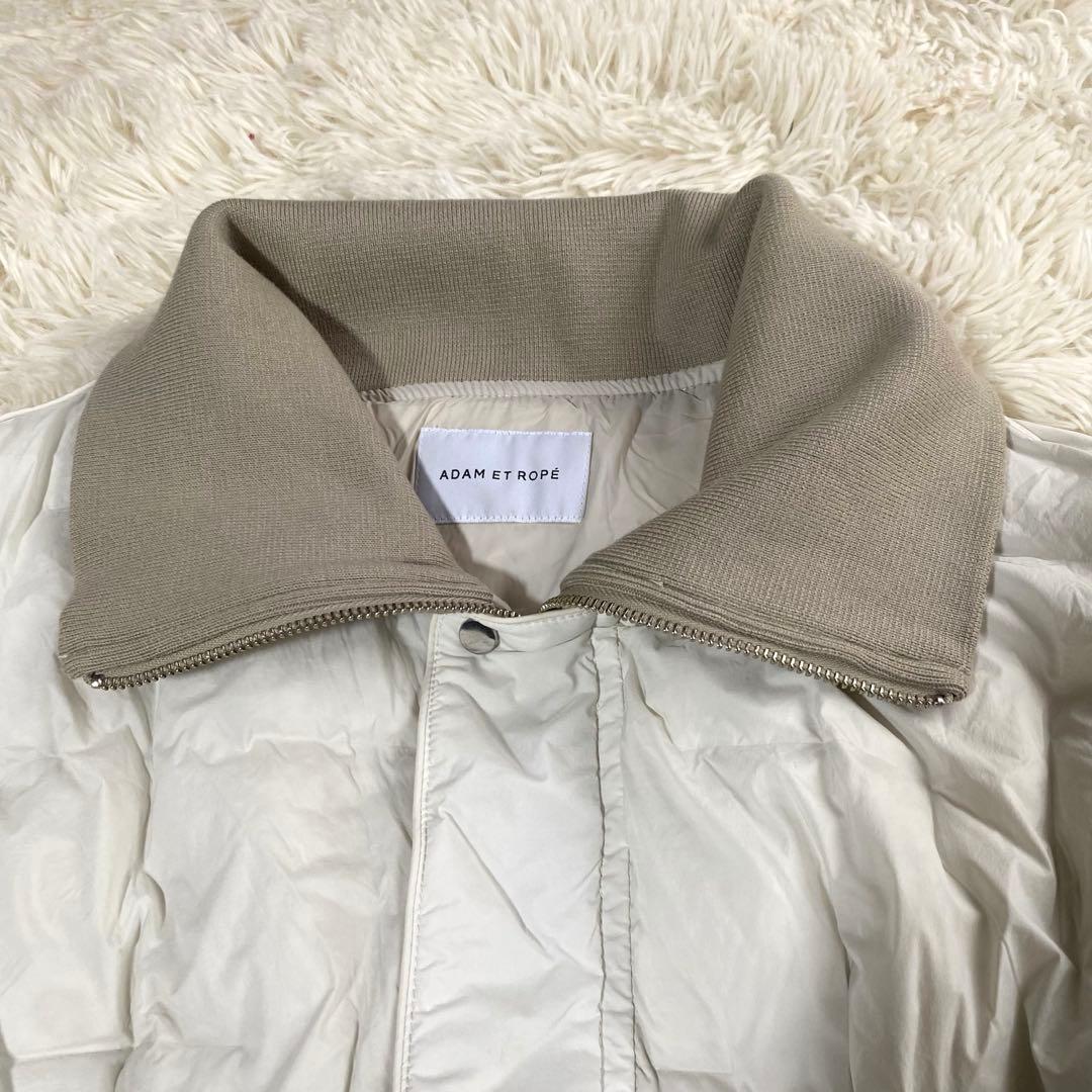 アダムエロペ ドロストキルティングブルゾン キナリ
