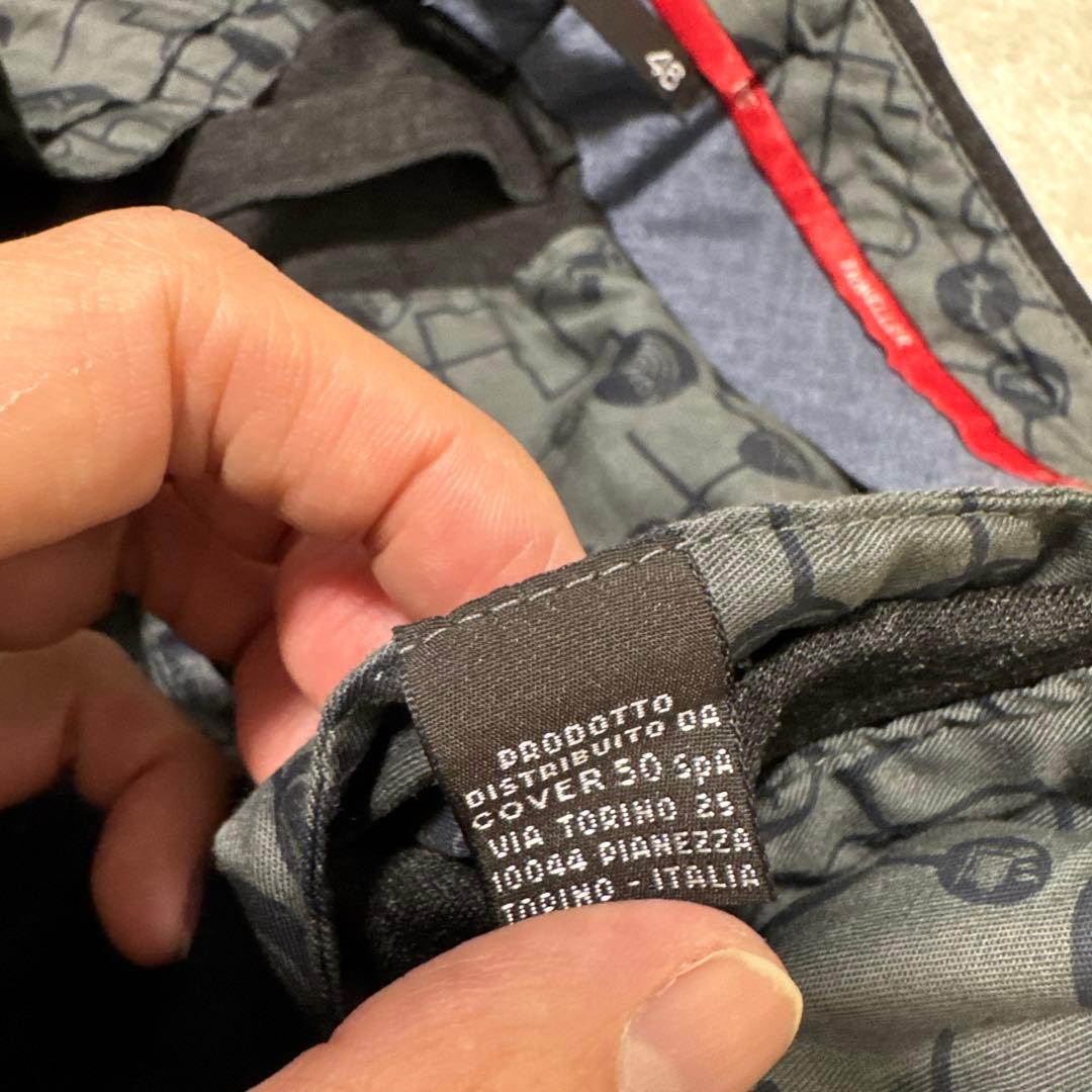 19 極美品　PT01 ピーティーゼロウーノ　スラックス　46 グレー