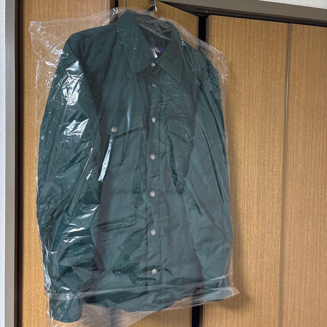 ノースフェイス　パープルレーベルTHE NORTH FACE ダウンシャツ L