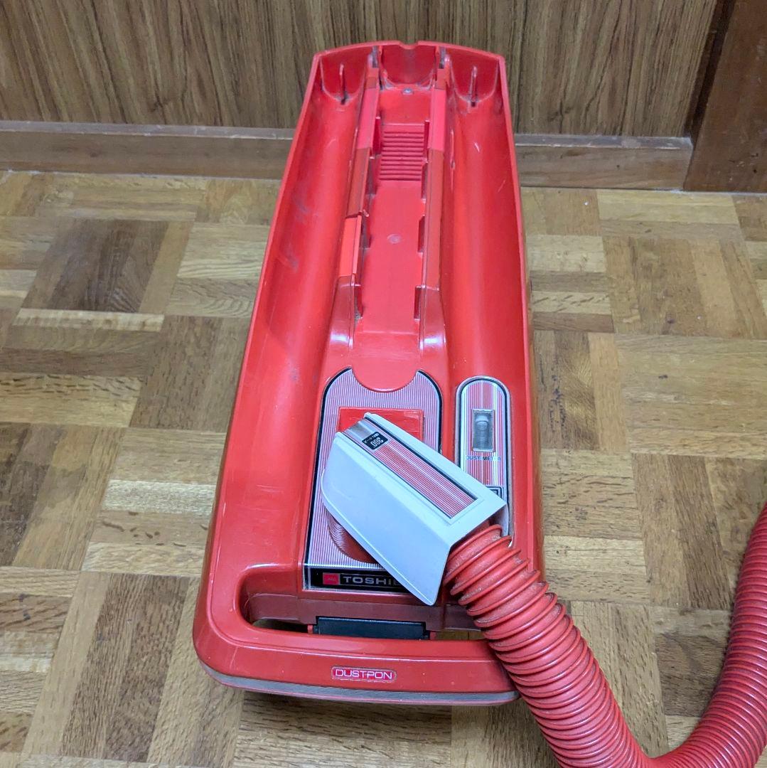 掃除機 アンティークキャニスター昭和レトロ掃除機 東芝クリーナーVC-62EA