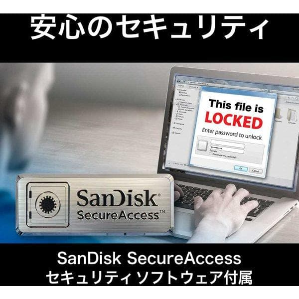 SANDISK ポータブルSSD 2TB USB 3.2 Gen 2対応