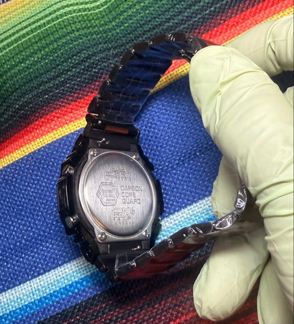 G-SHOCK ネイティブ柄、メタルバンドカスタマイズ　GA-2100