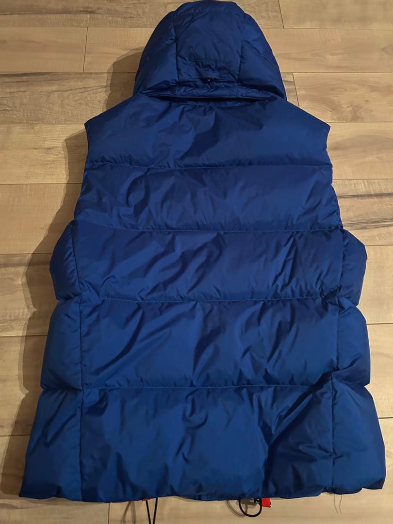 ポロラルフローレン ダウンベスト ビッグポニー フード USA ブルー S