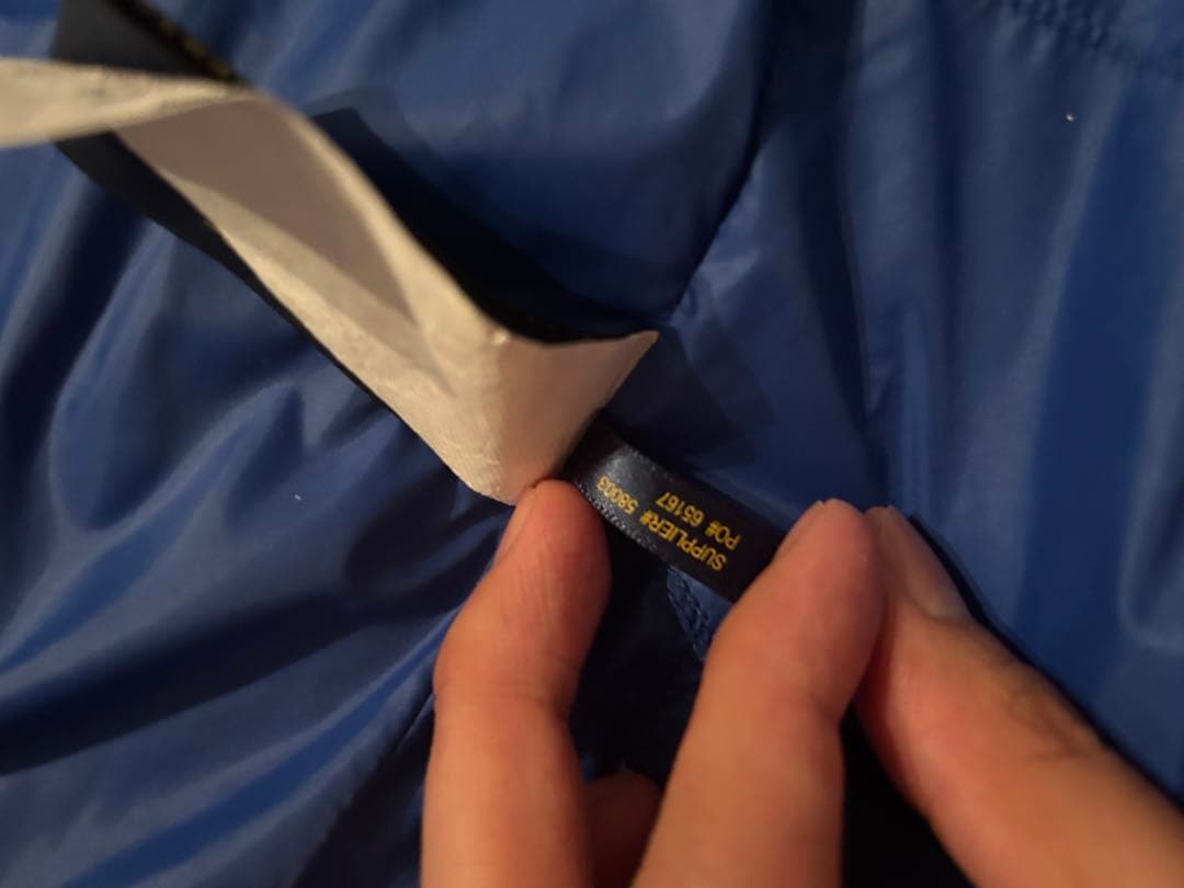 ポロラルフローレン ダウンベスト ビッグポニー フード USA ブルー S