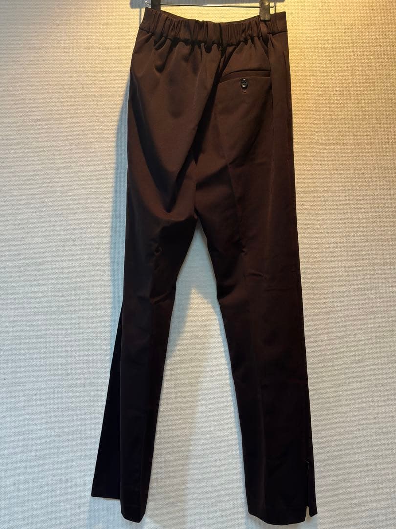 L'Appartement アパルトモン Side Zip Pants ブラウン