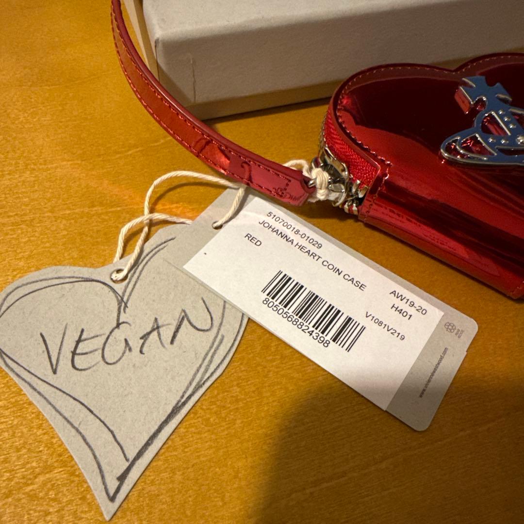 Vivienne Westwood ハートケース エナメル レッド
