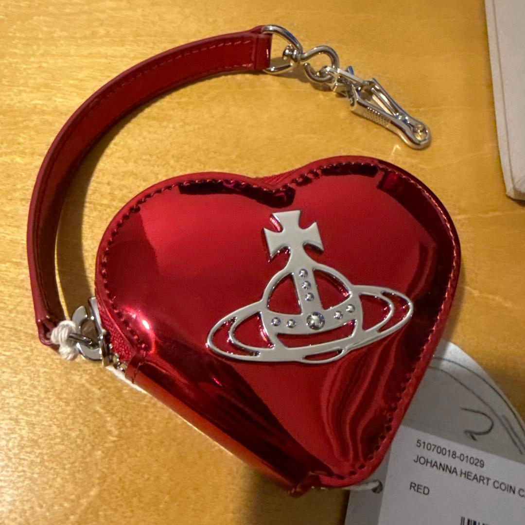 Vivienne Westwood ハートケース エナメル レッド