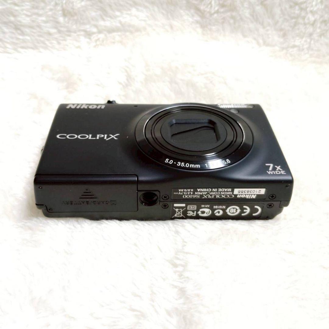 Nikon COOLPIX S6100 黒 箱 付属品 コンデジ