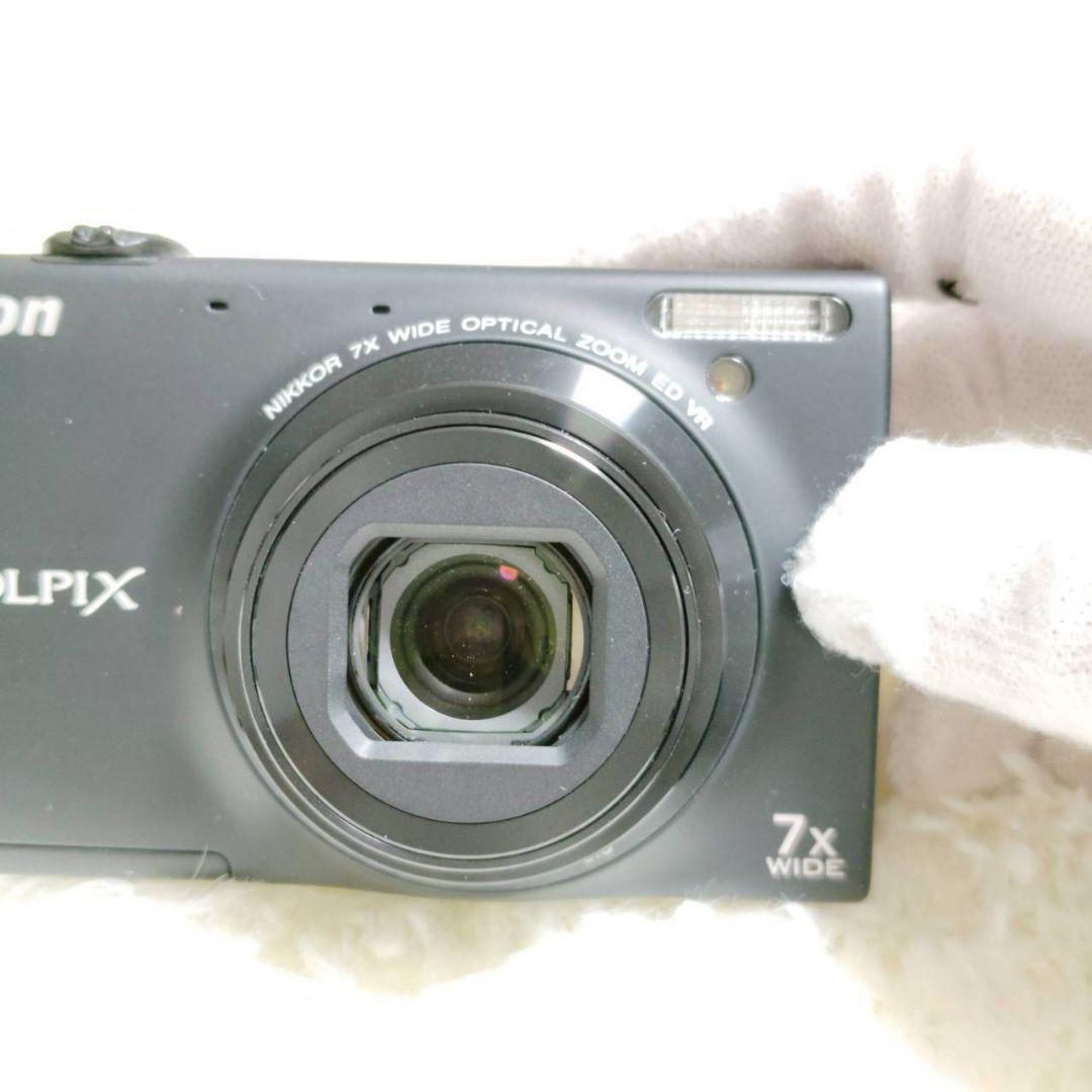Nikon COOLPIX S6100 黒 箱 付属品 コンデジ