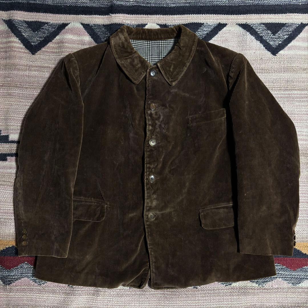 50s 60s ユーロ　コーデュロイワークジャケット　フレンチヴィンテージ　古着