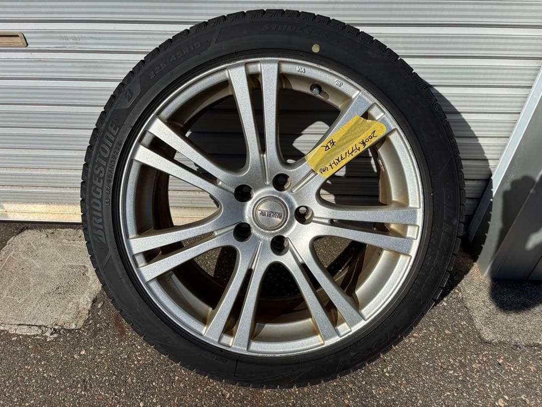 ブリジストン ブリザックVRX3 スタッドレスアルミセット 225/45R18