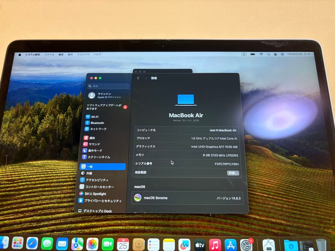 MacBook Air2019 【充放電31回】