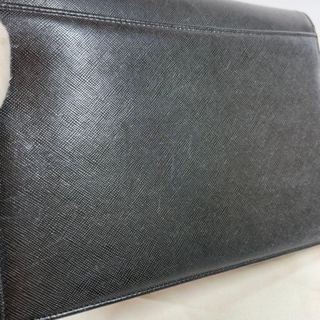 Yves Saint Laurent イヴ・サンローラン レザー クラッチバッグ