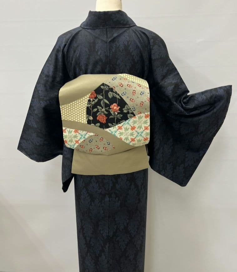 ❪8075❫ ❦ 結城紬 ❦ しつけ付き