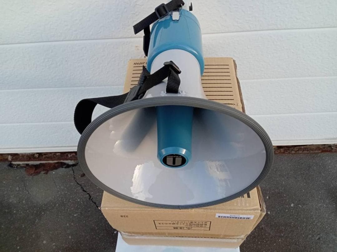 UNI-PEX選挙 拡声器 メガホンTRM-55A 開封未使用品（最大出力25W