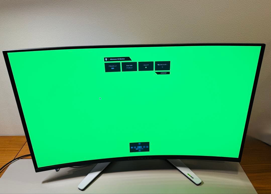 Dell 32インチ4K QD-OLED曲面ゲーミングモニターAW3225QF