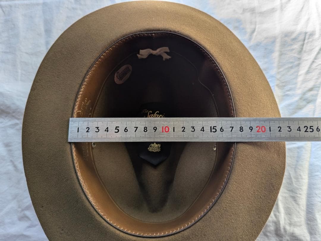 STETSON サファリ 3Xビーバー ヴィンテージ フェドラハット XL