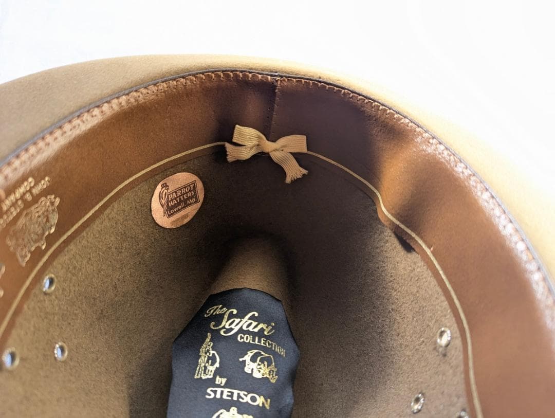 STETSON サファリ 3Xビーバー ヴィンテージ フェドラハット XL